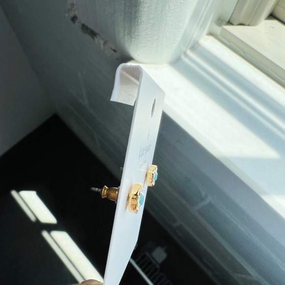 kate spade turquoise studs 🌼 - Picture 2 of 3